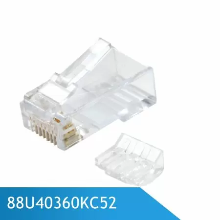 For 0.55-0.60mm Insulated Conductor - Cat 6A unshielded modular plugs